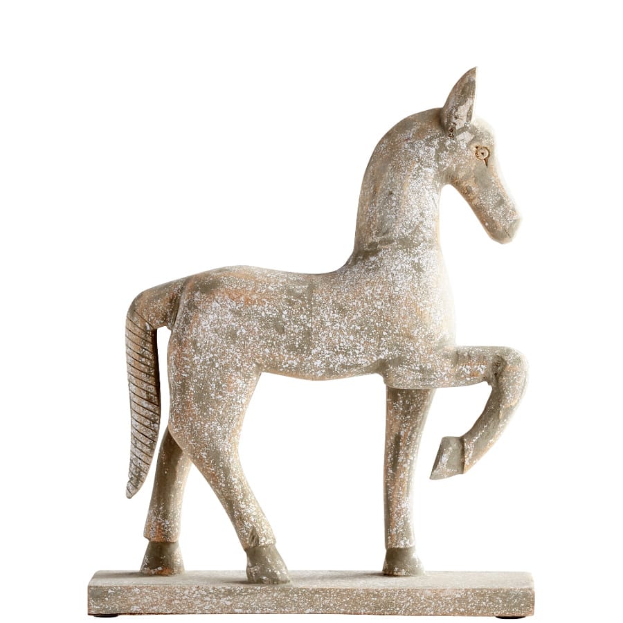 RUSTIC CANTER SCULPTURE