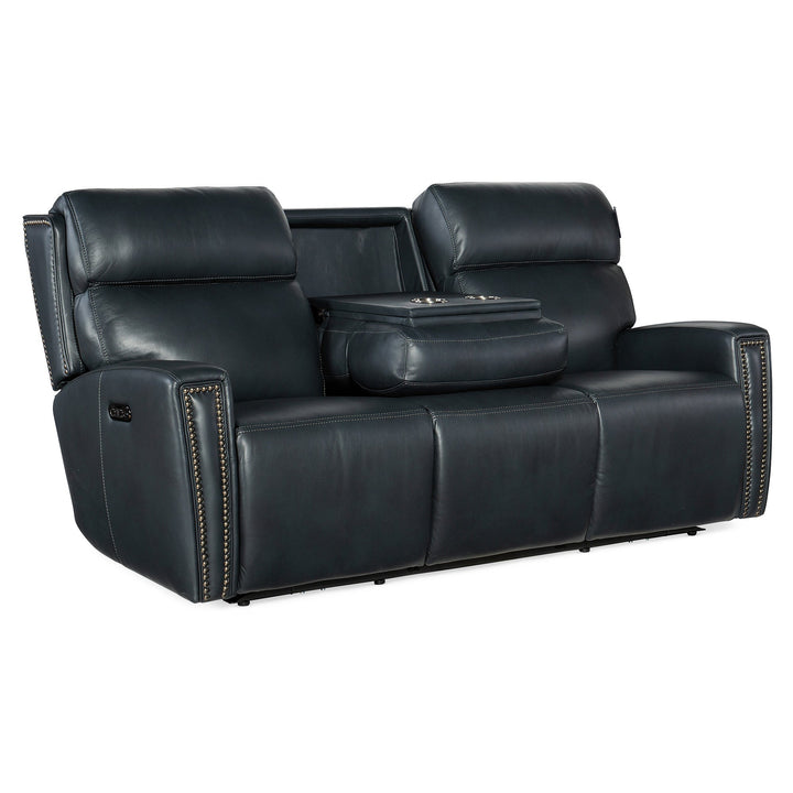 RUTHE ZEROG POWER SOFA WITH POWER HEADREST AND HIDDEN CONSOLE