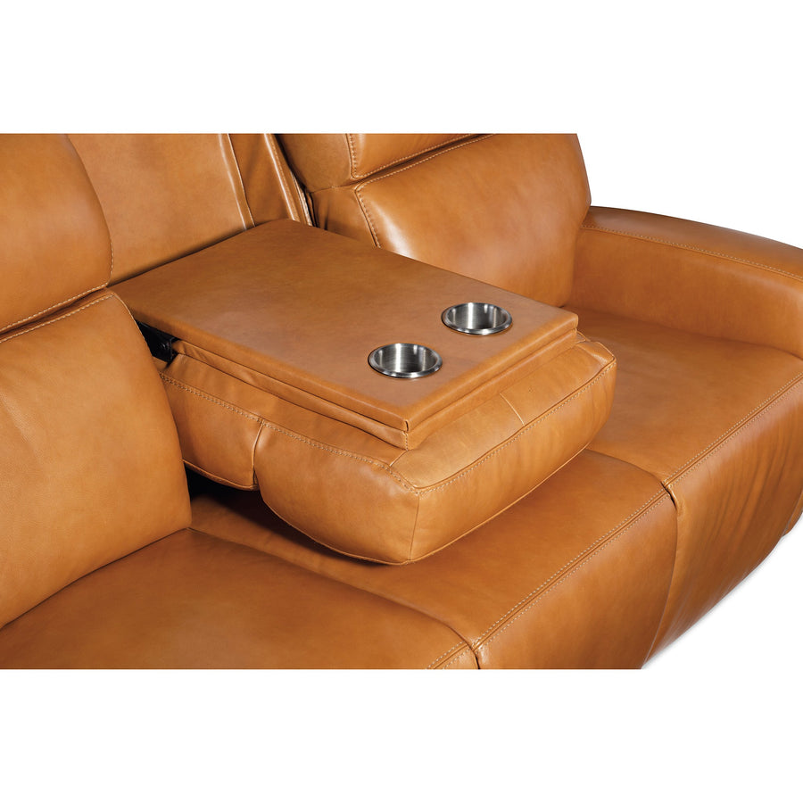 RUTHE ZEROG POWER SOFA WITH POWER HEADREST AND HIDDEN CONSOLE