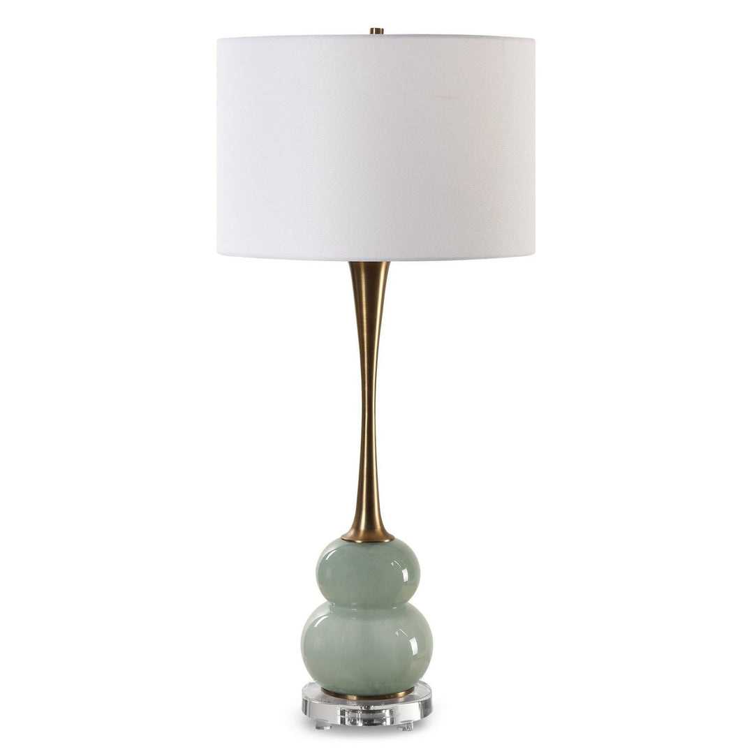 SAGE GLASS TABLE LAMP