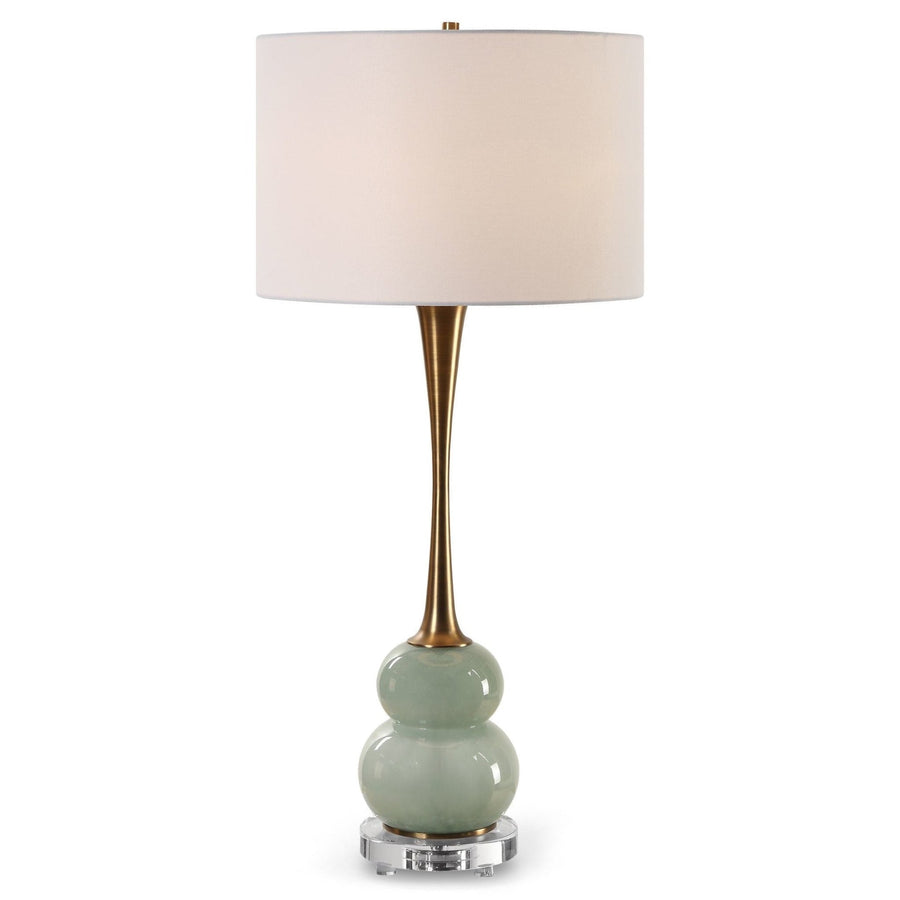 SAGE GLASS TABLE LAMP