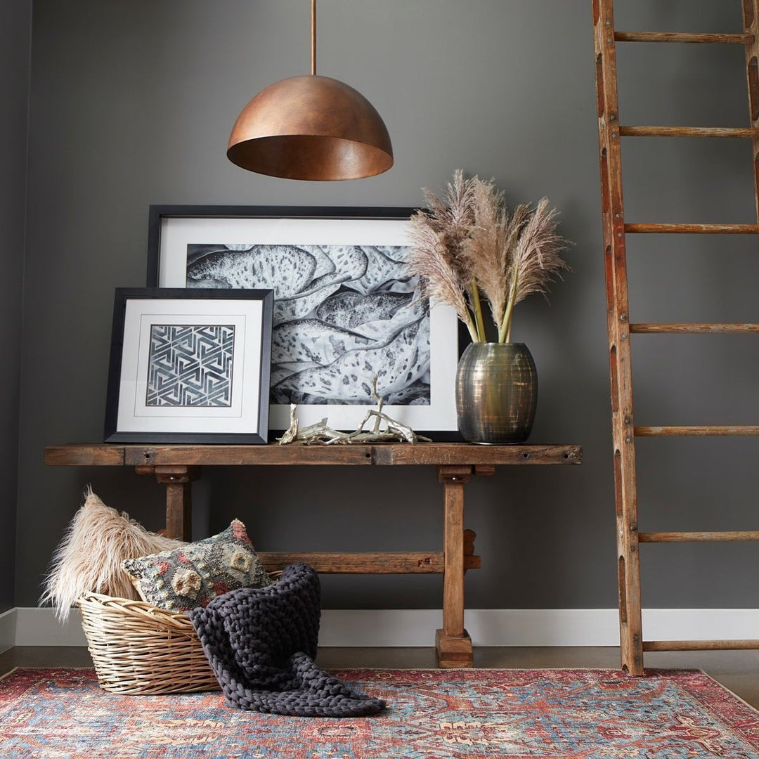 SALVAGED WOOD CONSOLE TABLE