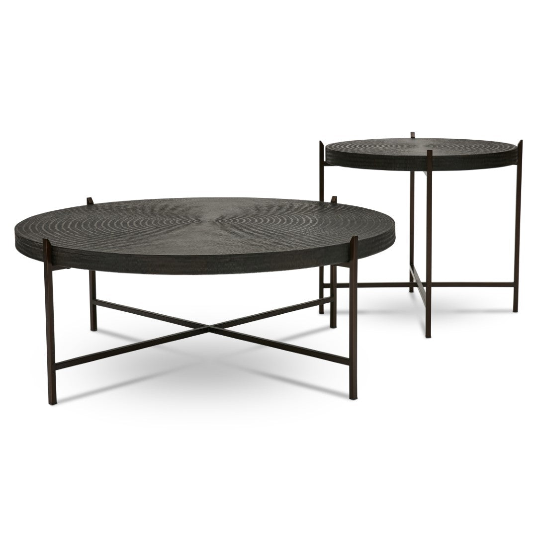 Sanskrit Hammered Copper Coffee Table
