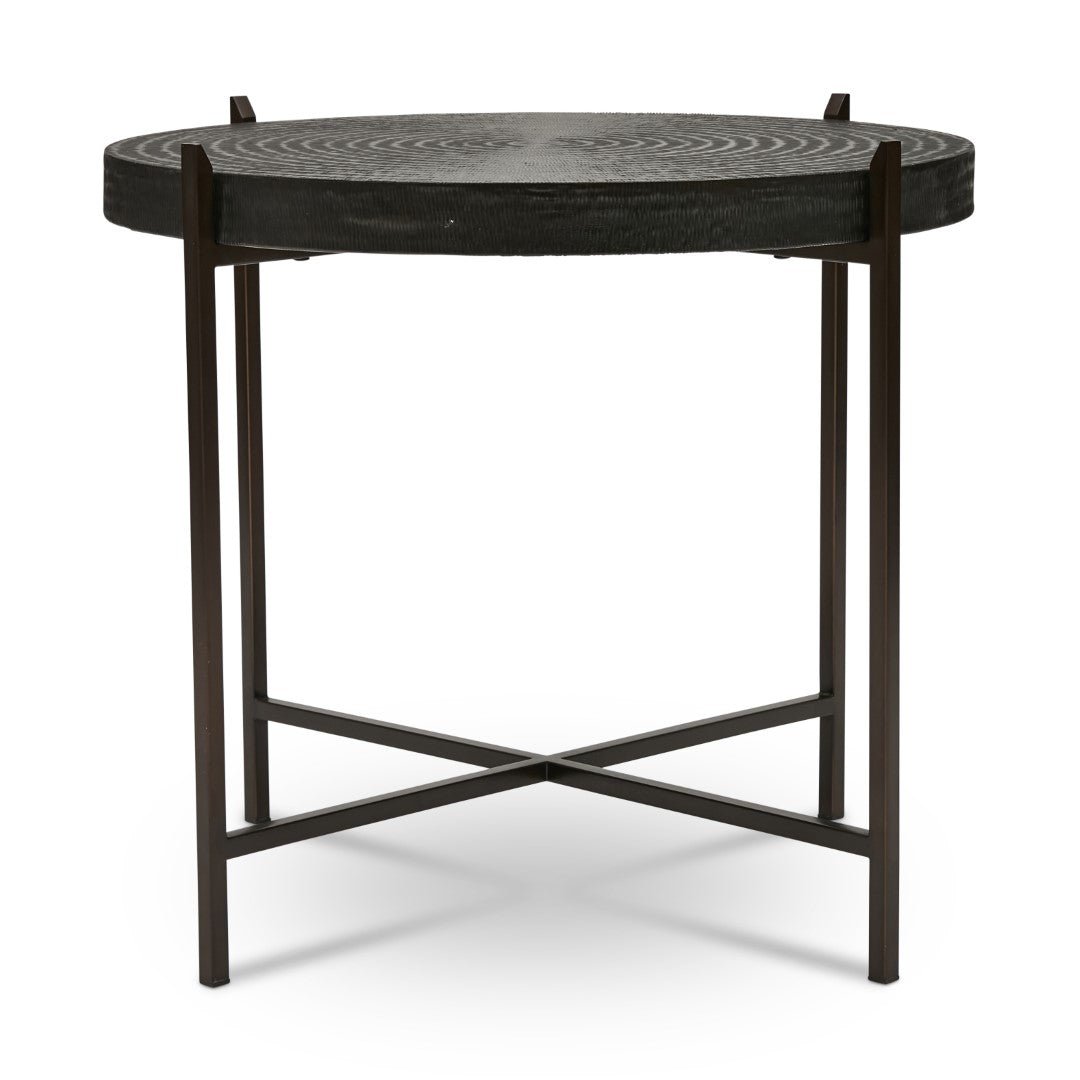 SANSKRIT HAMMERED COPPER END TABLE