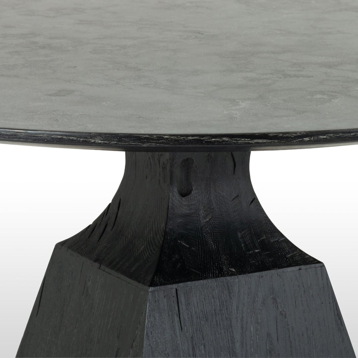 SARGON 53"RD BLUESTONE TOP DINING TABLE