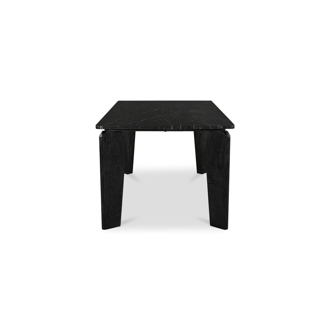 SATONA BLACK MARBLE DINING TABLE