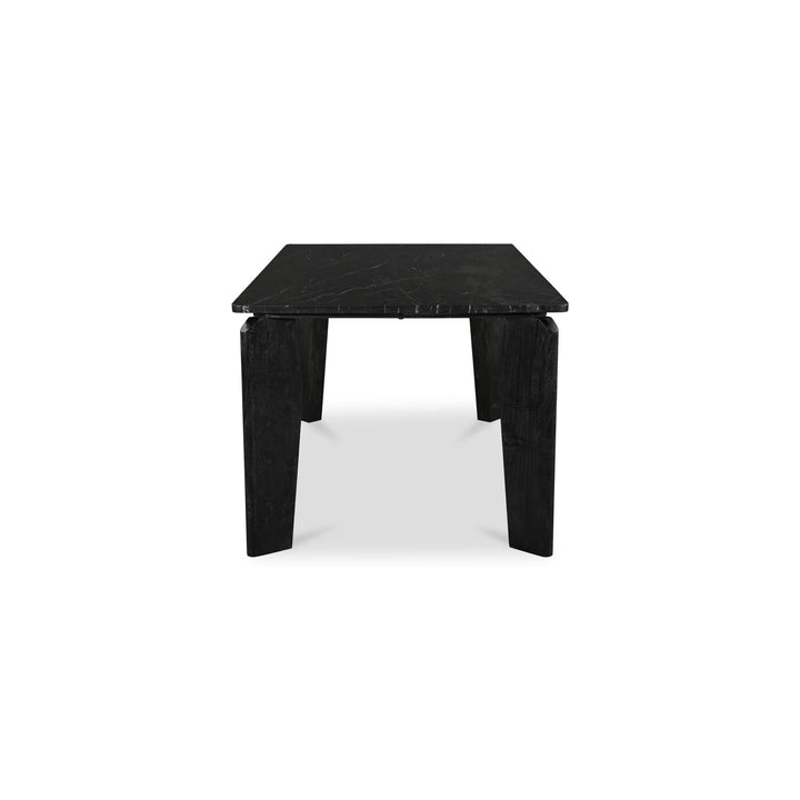 SATONA BLACK MARBLE DINING TABLE