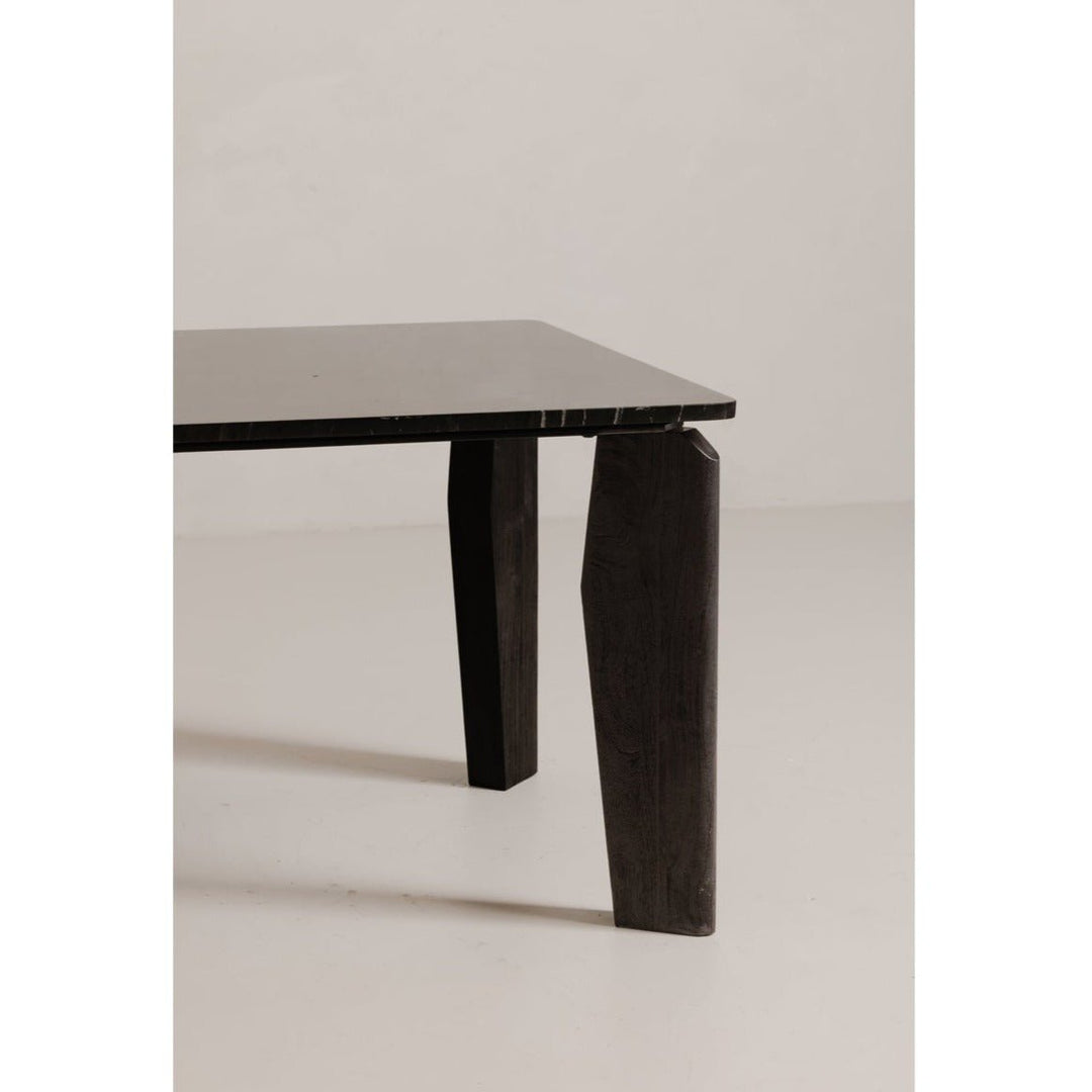 SATONA BLACK MARBLE DINING TABLE