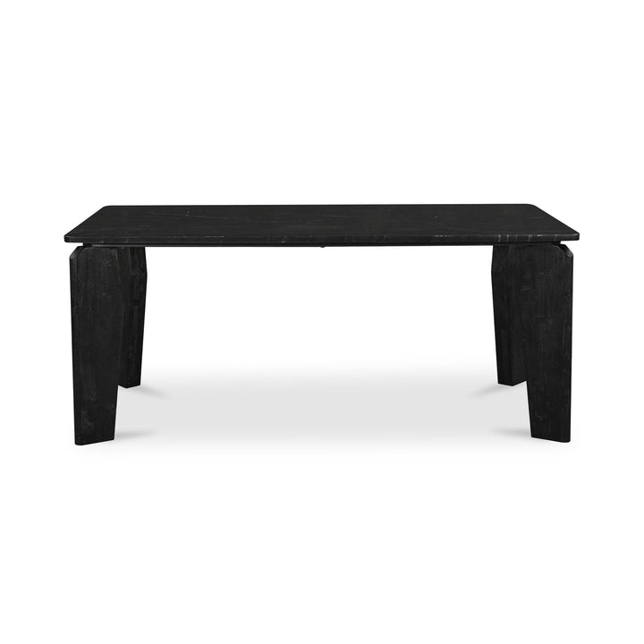 SATONA BLACK MARBLE DINING TABLE