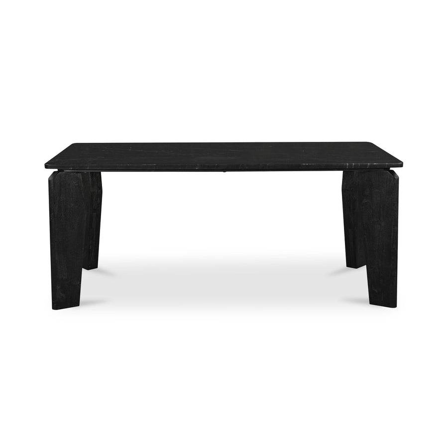 SATONA BLACK MARBLE DINING TABLE