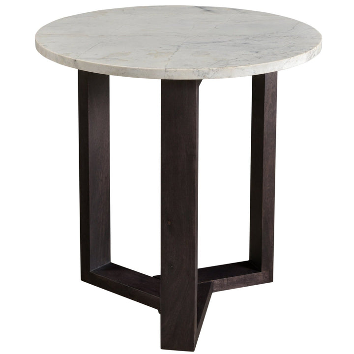 SATWARIA MARBLE TOP SIDE TABLE