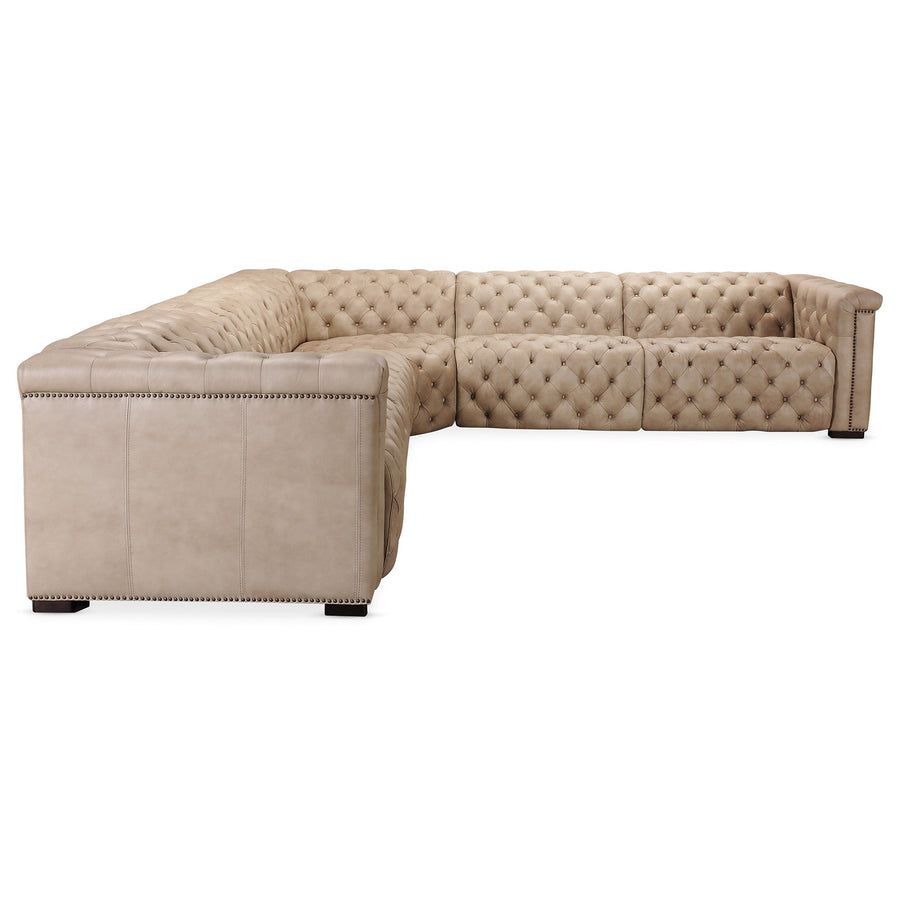 SAVION GRANDIER 5 - PIECE POWER HR SECTIONAL WITH 2 POWER RECLINE