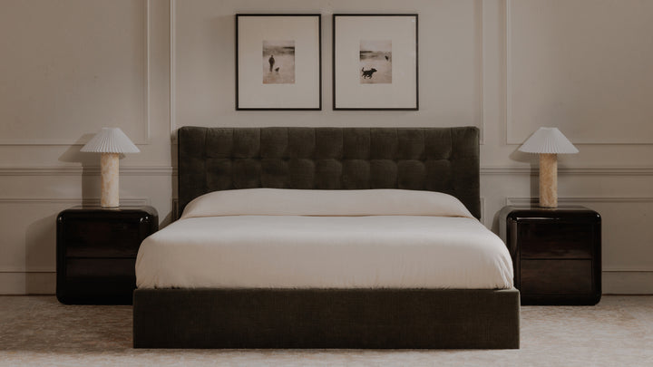 SEBASTIAN UPHOLSTERED STORAGE BED