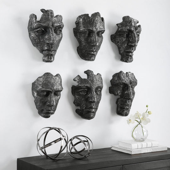 SELF - PORTRAIT WALL MASKS | SET OF 6