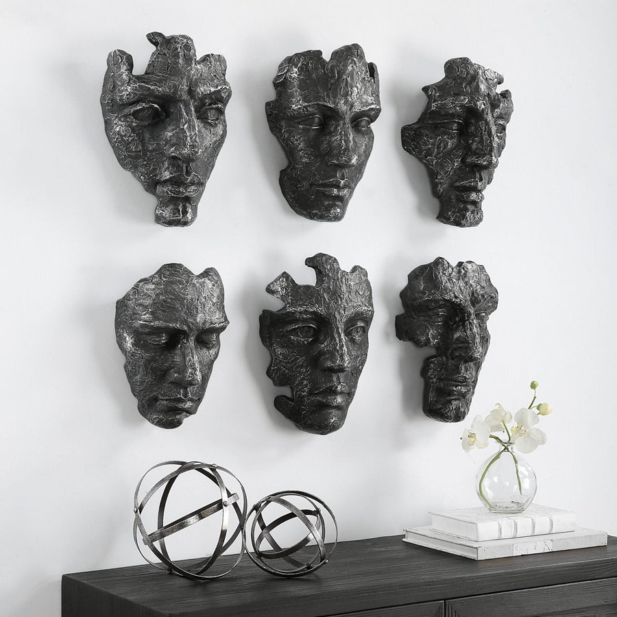 SELF - PORTRAIT WALL MASKS | SET OF 6