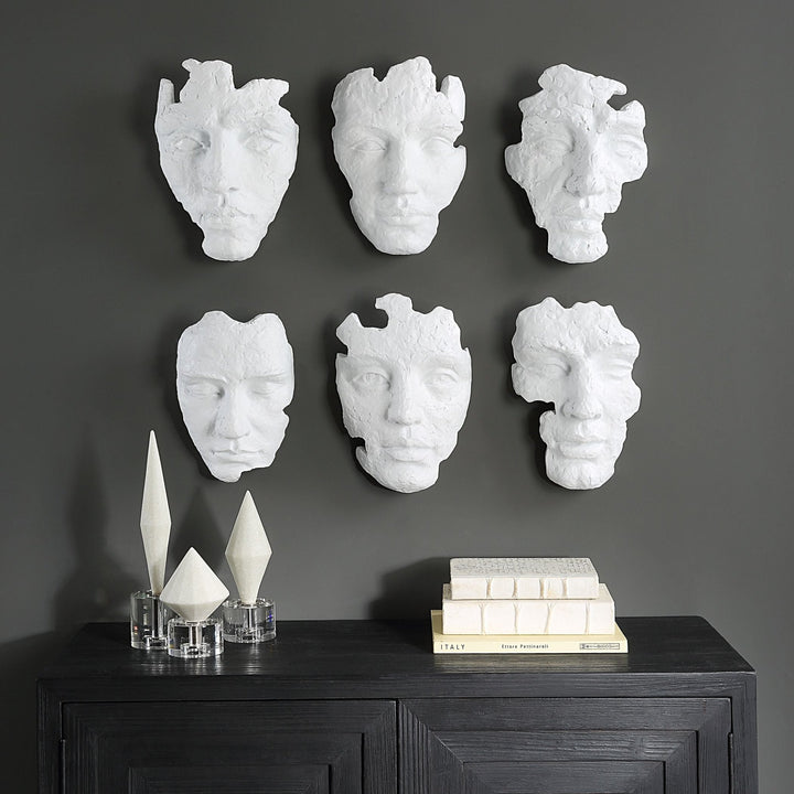 SELF - PORTRAIT WALL MASKS | SET OF 6