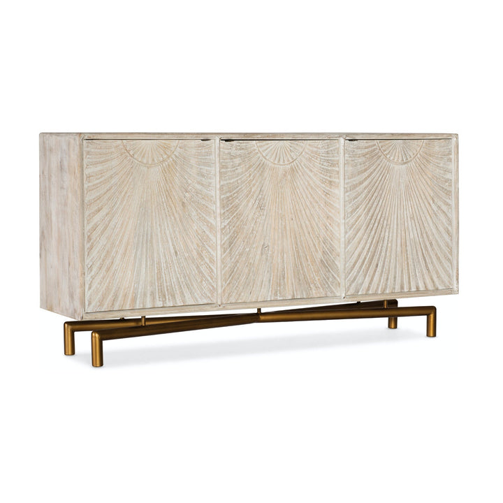 SENECA WHITE WASH MEDIA CREDENZA