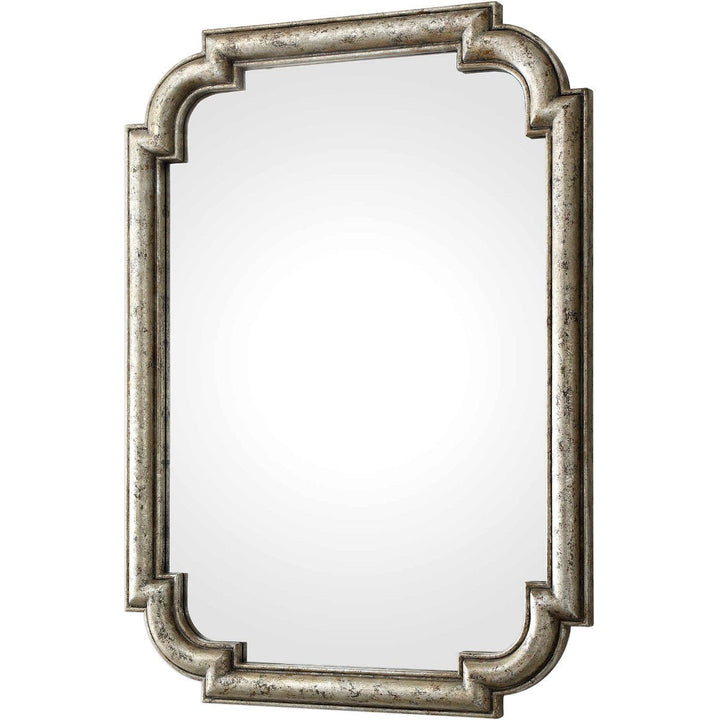 SHANTI DISTRESSED ANTIQUE SILVERLEAF MIRROR