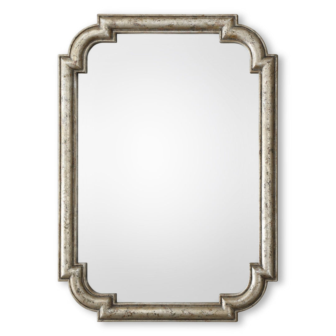 SHANTI DISTRESSED ANTIQUE SILVERLEAF MIRROR