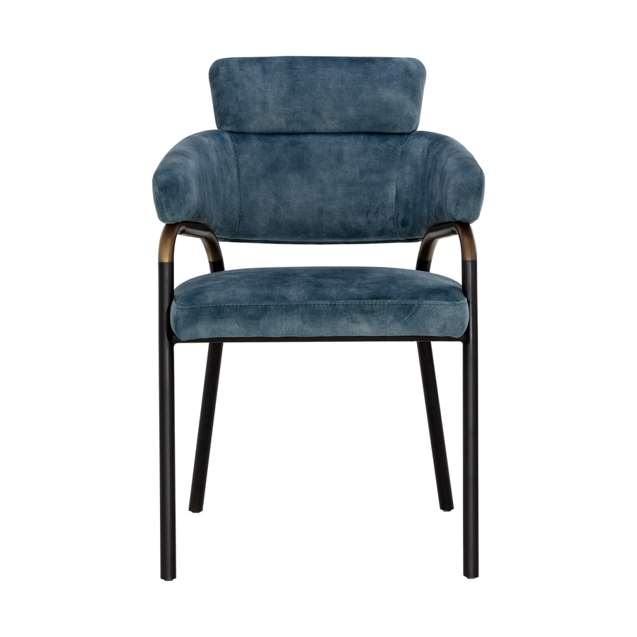 SHARQUI NONO PETROL DINING ARMCHAIR