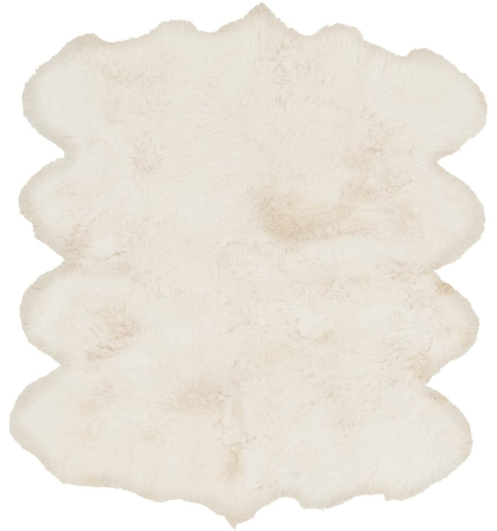 SHEEPSKIN HIDE RUG: WHITE