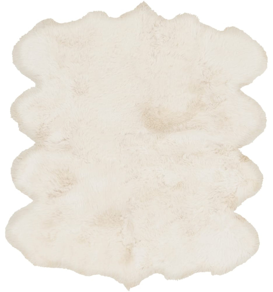 SHEEPSKIN HIDE RUG: WHITE