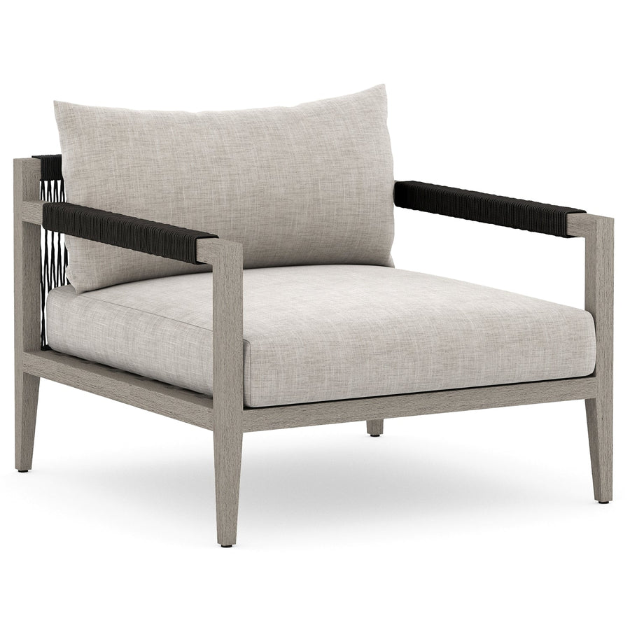 SHERWOOD OUTDOOR CHAIR: WEATHERED GREY