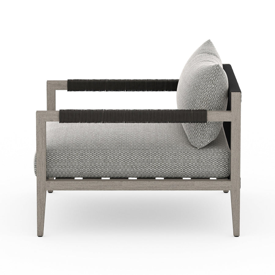 SHERWOOD OUTDOOR CHAIR: WEATHERED GREY