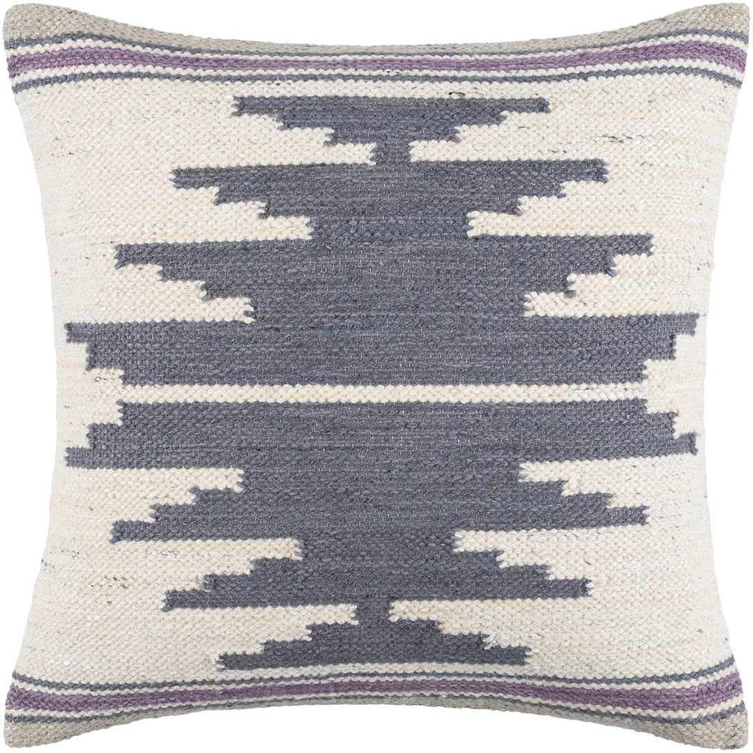 SHONA PILLOW: DENIM, PURPLE