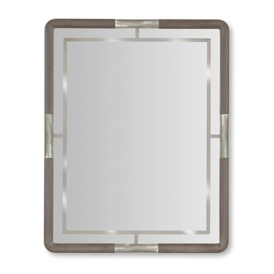 MODERN MOOD RECTANGLE METAL ACCENT MIRROR