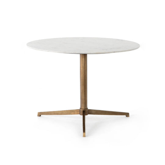 HELEN 42"RD MARBLE TOP BISTRO TABLE