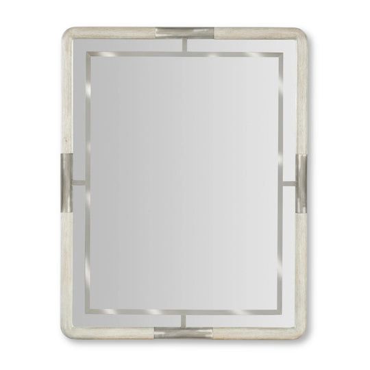 MODERN MOOD RECTANGLE METAL ACCENT MIRROR