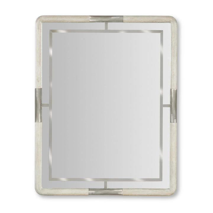 MODERN MOOD RECTANGLE METAL ACCENT MIRROR