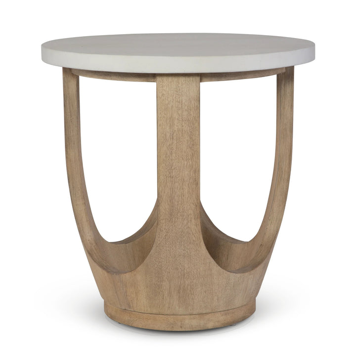 TATLI STONE TOP SIDE TABLE