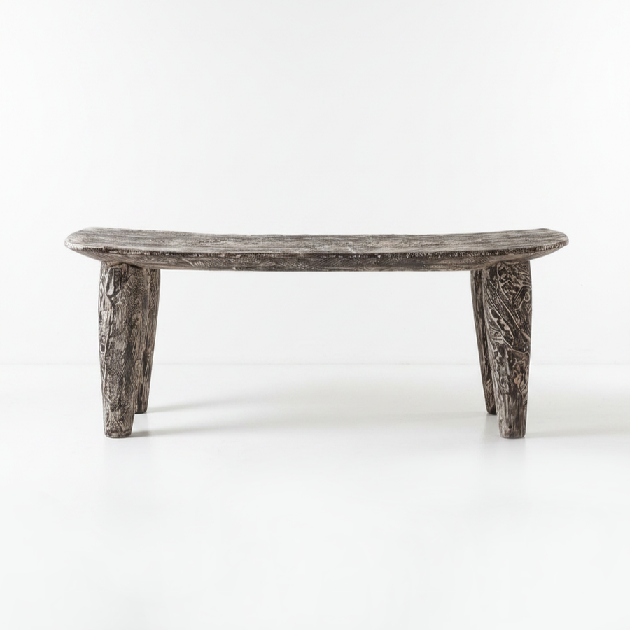 FADE TO BLACK WOOD BENCH