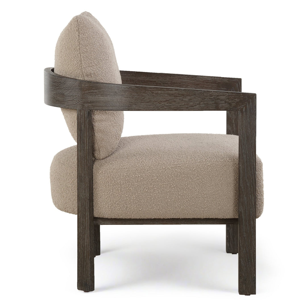 SIENNA SAND BOUCLE ACCENT CHAIR