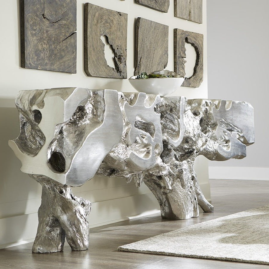 SILVER LEAF FREEFORM ROOT CONSOLE