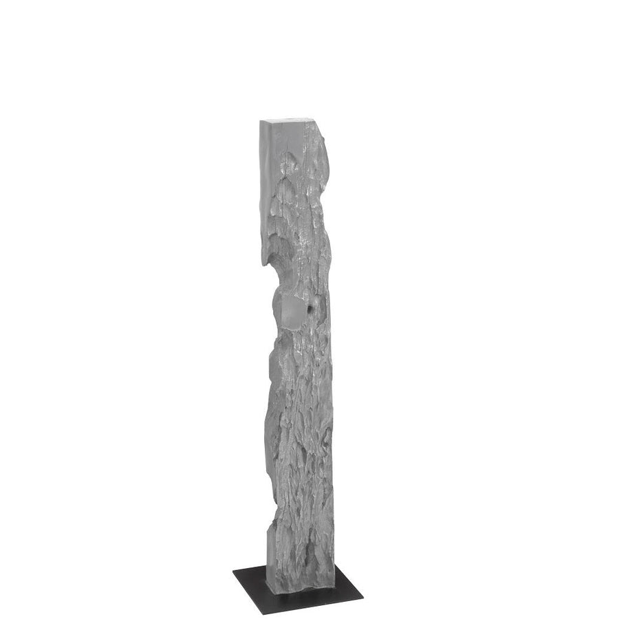 SILVER LEAF PLINTH FLOOR SCULPTURES