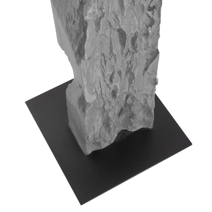 SILVER LEAF PLINTH FLOOR SCULPTURES