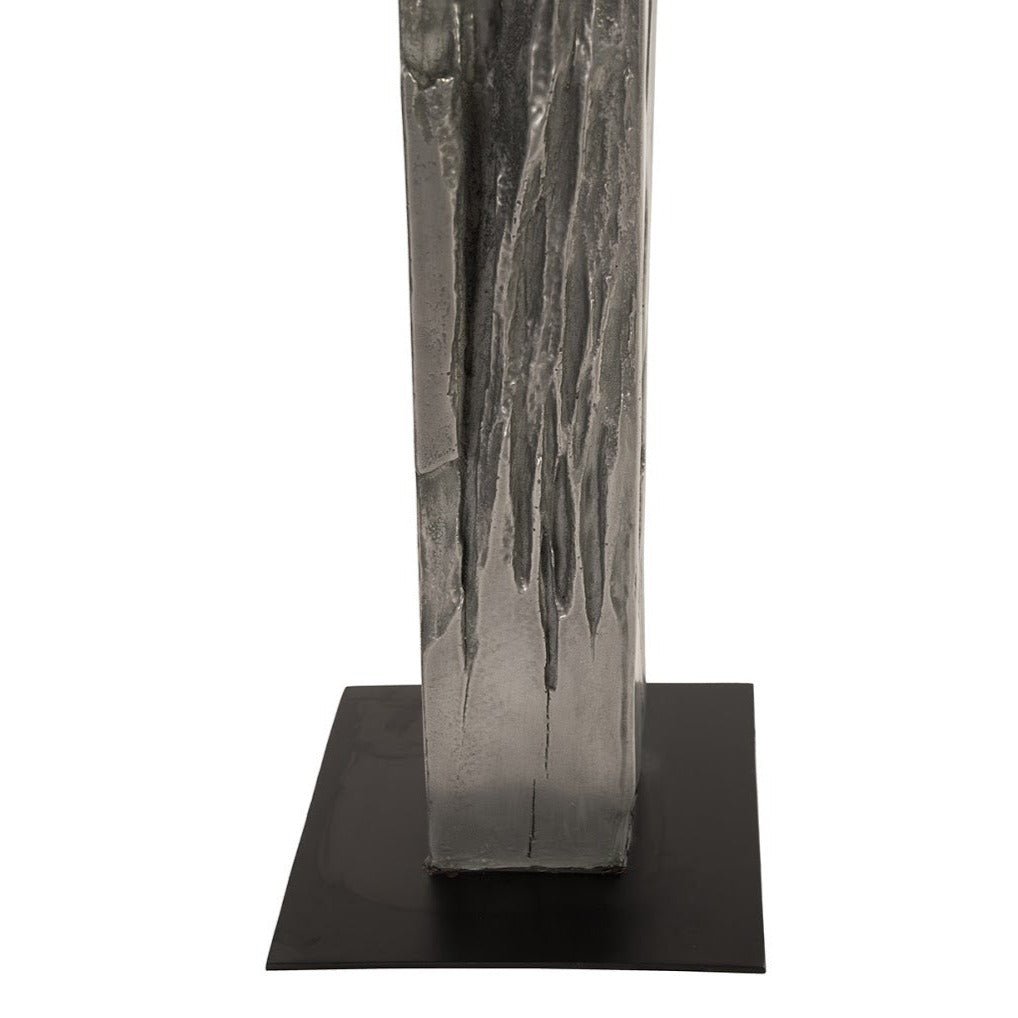 SILVER LEAF PLINTH FLOOR SCULPTURES