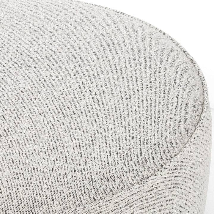 SINCLAIR BOUCLE UPHOLSTERED COCKTAIL OTTOMAN