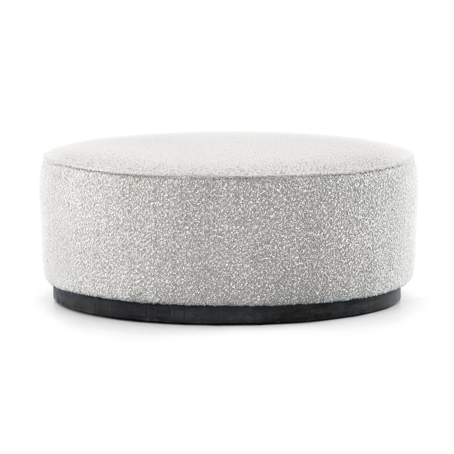 SINCLAIR BOUCLE UPHOLSTERED COCKTAIL OTTOMAN