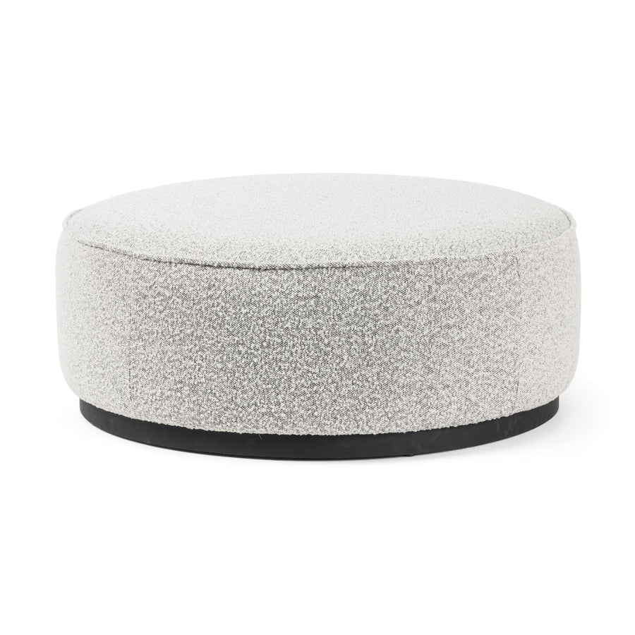 SINCLAIR BOUCLE UPHOLSTERED COCKTAIL OTTOMAN