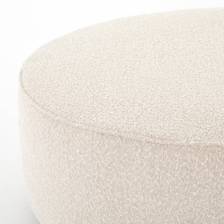 SINCLAIR BOUCLE UPHOLSTERED COCKTAIL OTTOMAN