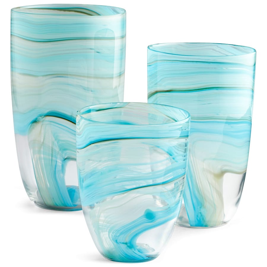 SKY SWIRL VASE