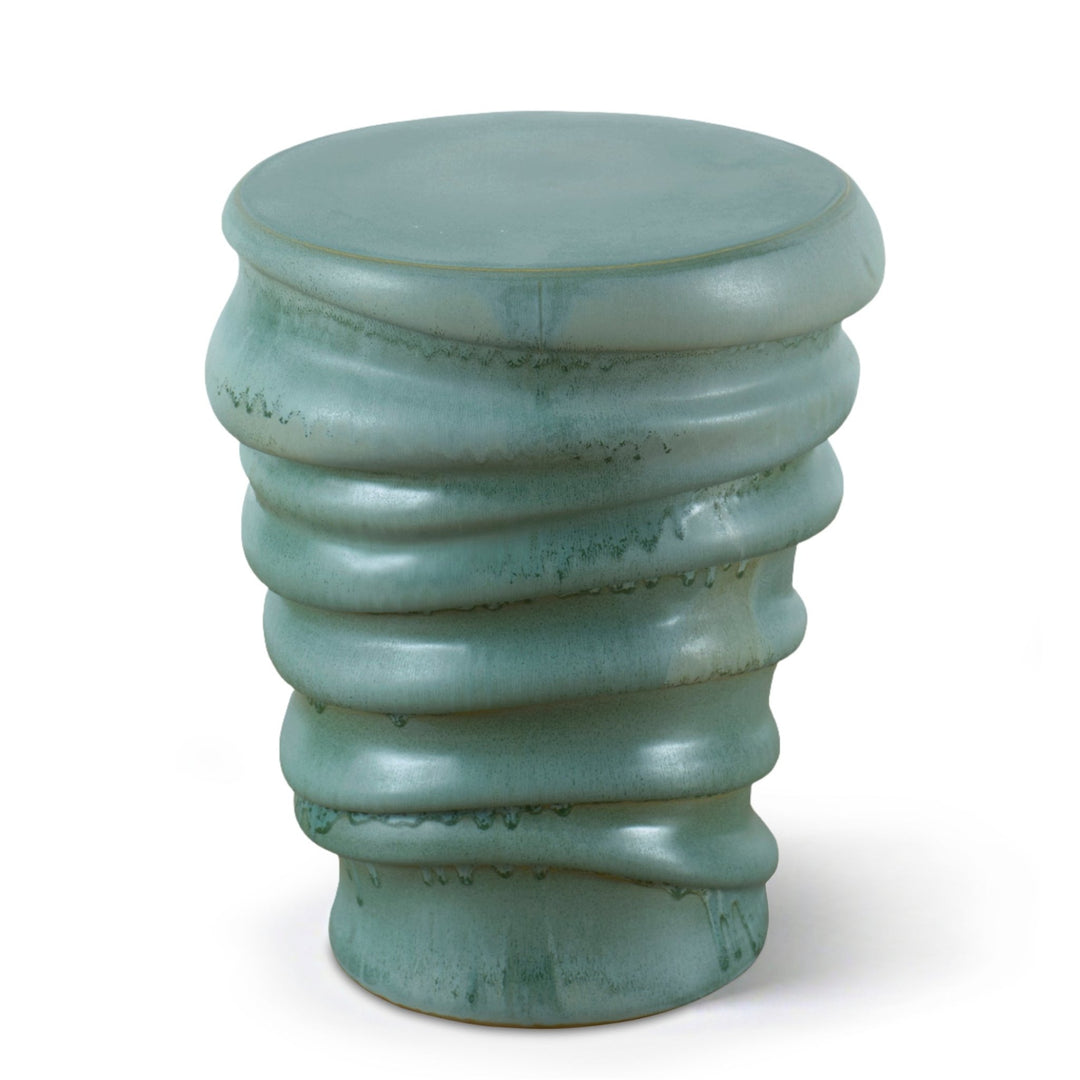 SKYE MODERN AQUA GARDEN STOOL