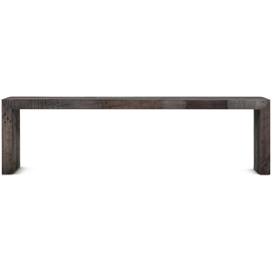 SMOKED WOOD RECLAIMATION BENCH