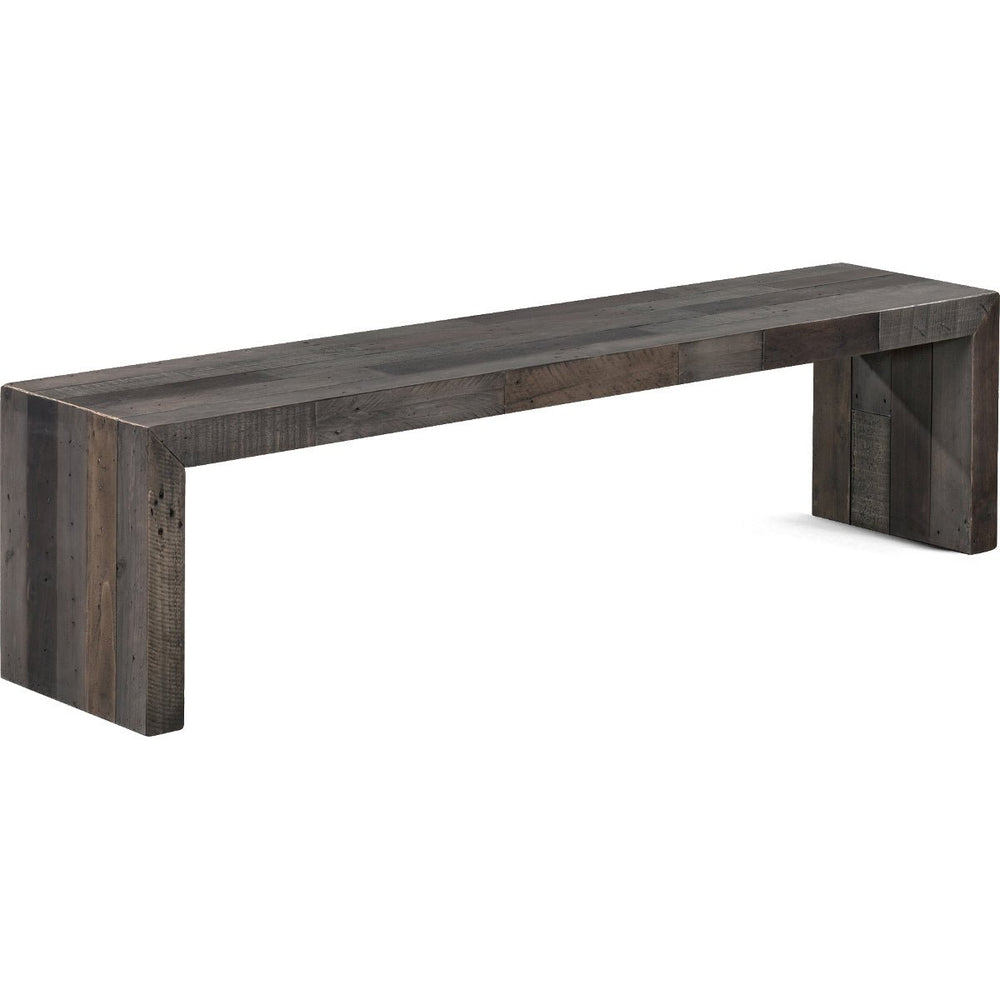 SMOKED WOOD RECLAIMATION BENCH