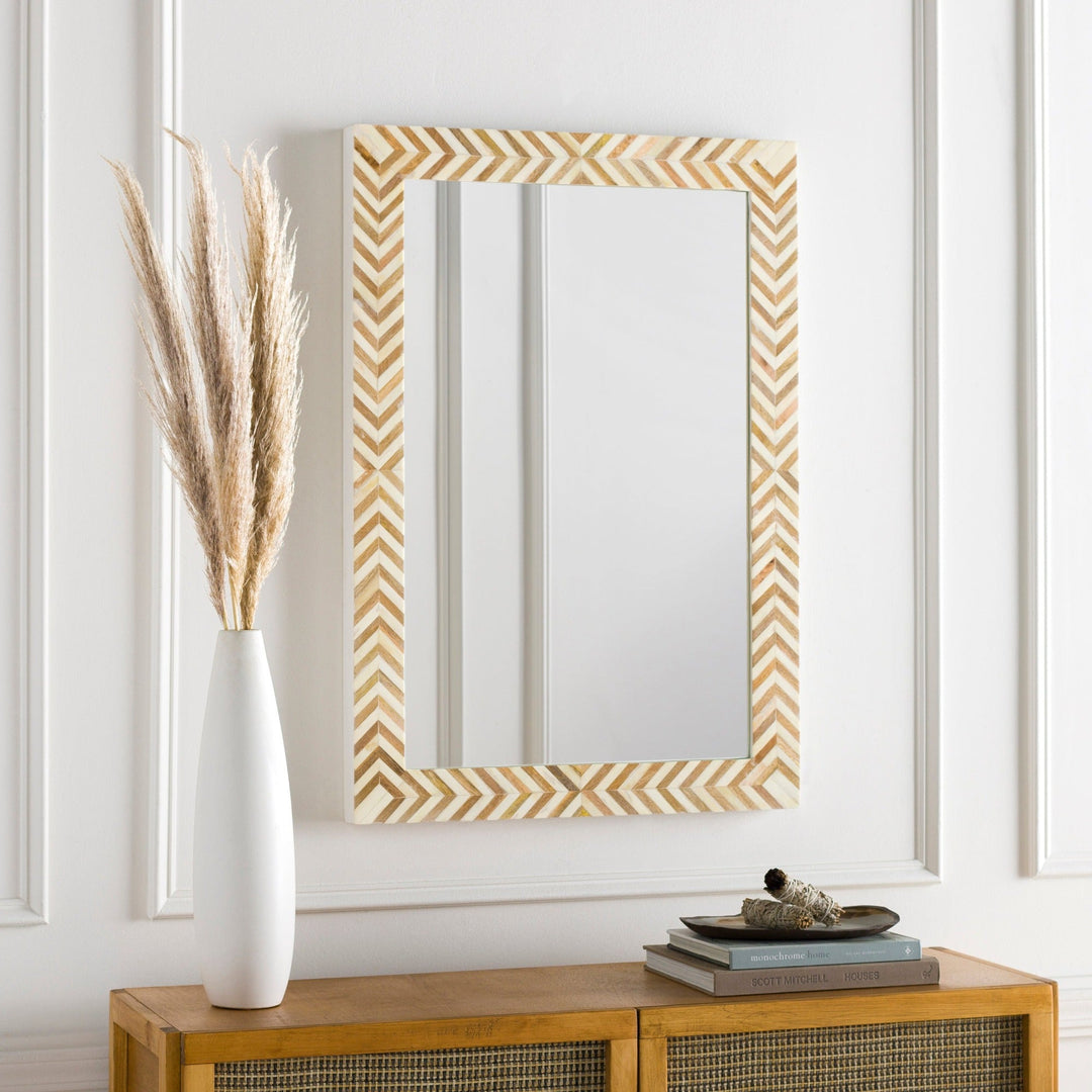 SOCAL MOSAIC BONE INLAY WALL MIRROR