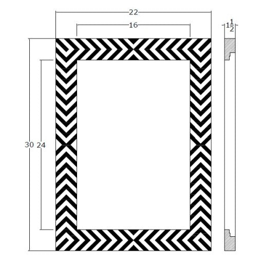 SOCAL MOSAIC BONE INLAY WALL MIRROR – ShopDesignTap